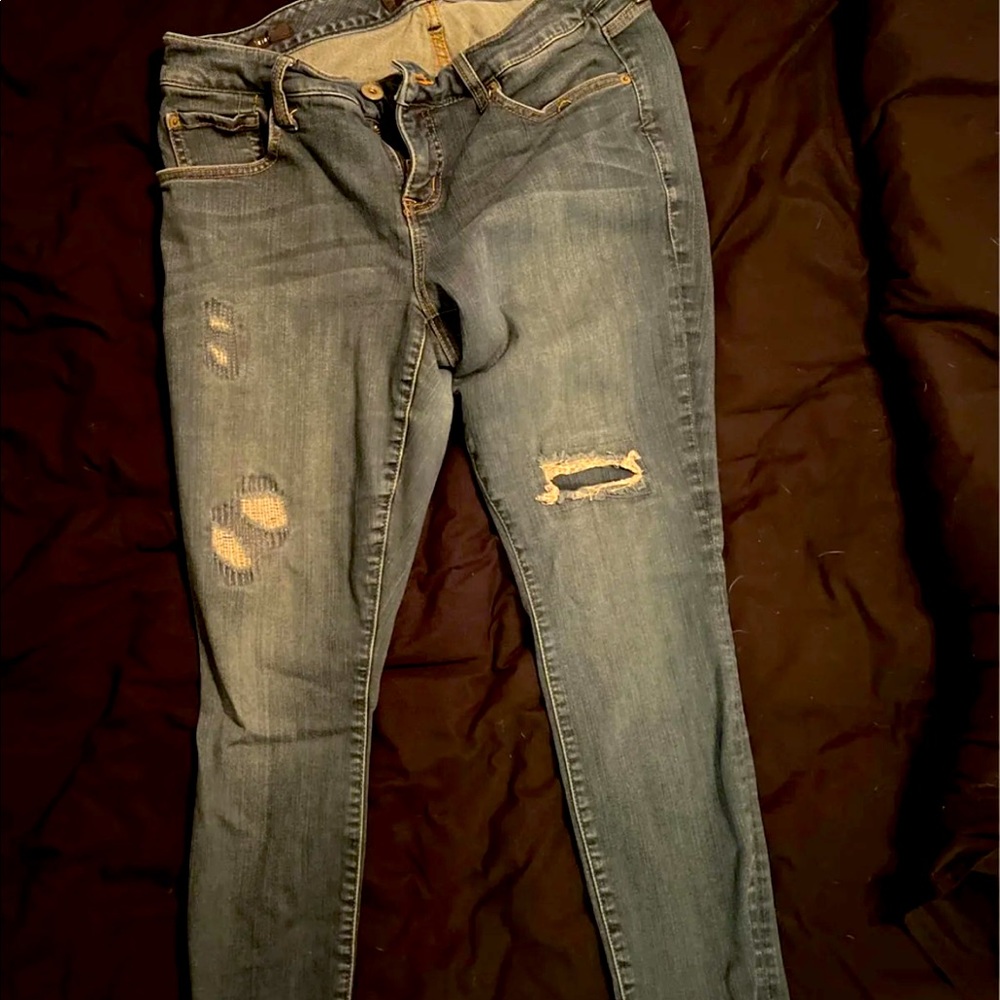 Distressed Torrid Skinny Jeans